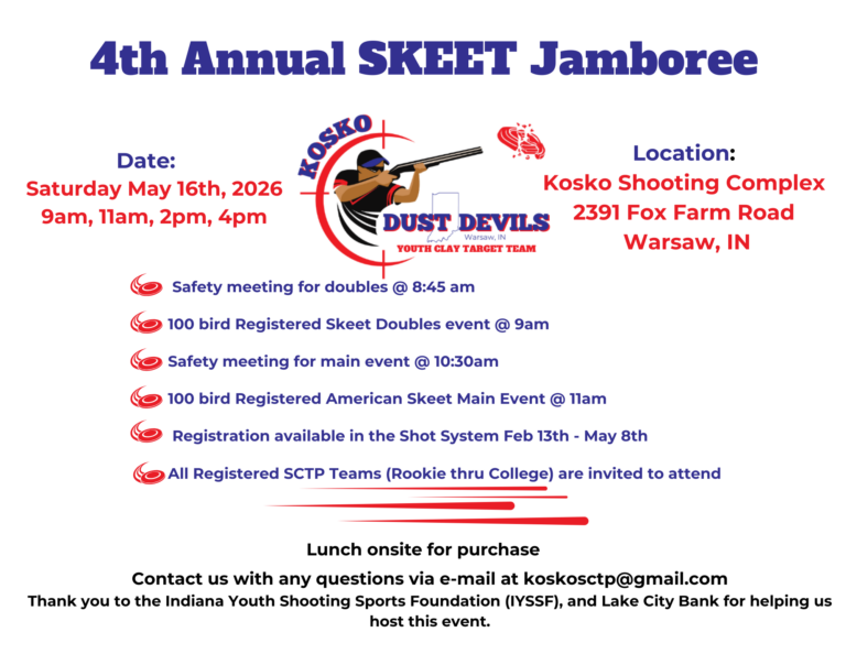 4th Annual Skeet Jamboree - Kosko Dust Devils